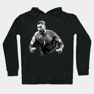 Gianluigi Donnarumma Greyscale Pop Art Hoodie